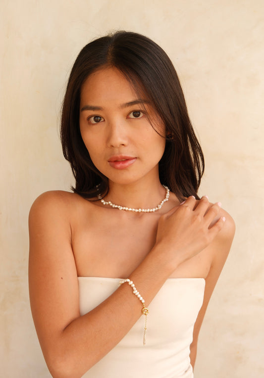 Aléa bracelet ivory