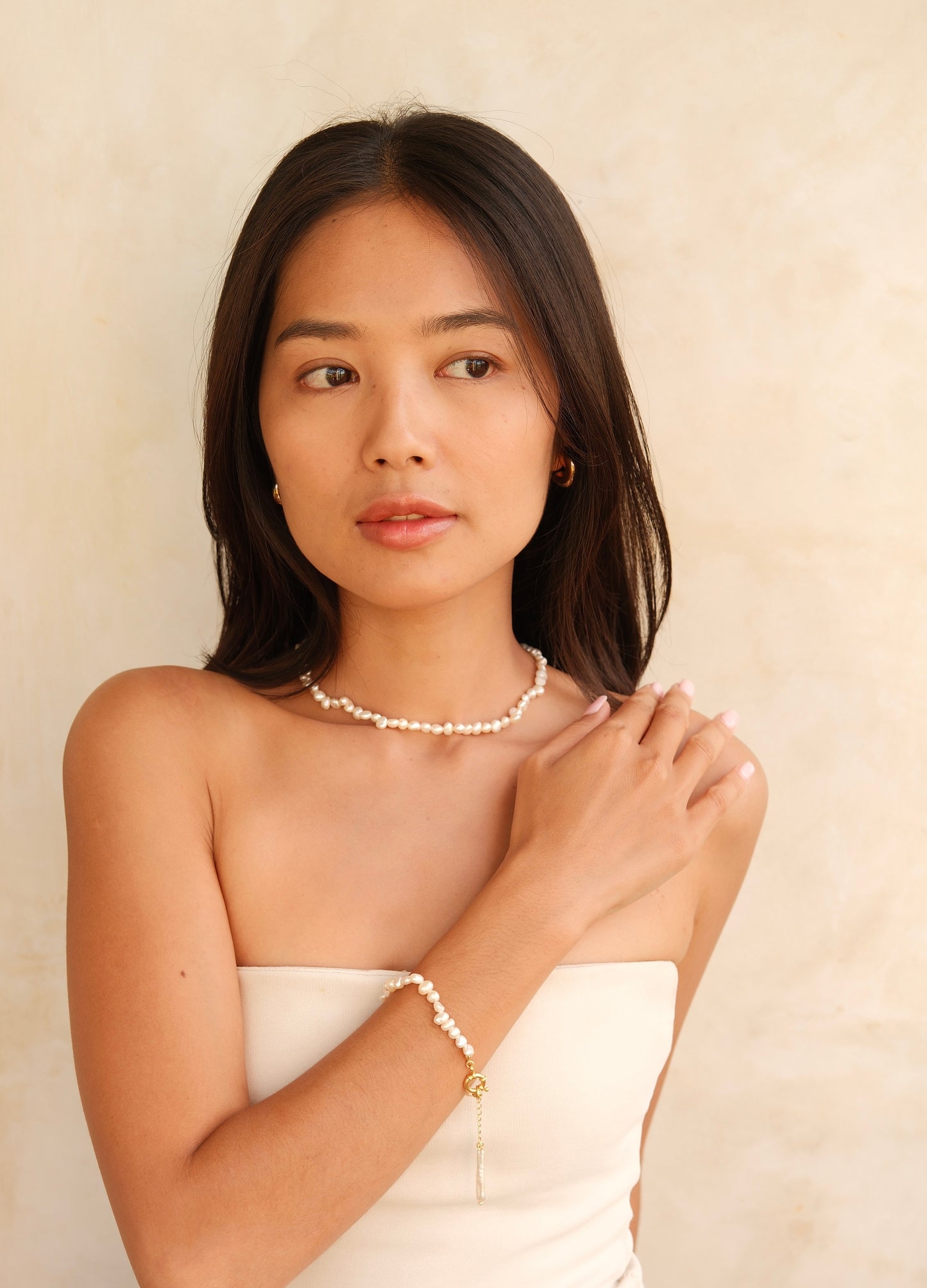 Aléa necklace ivory