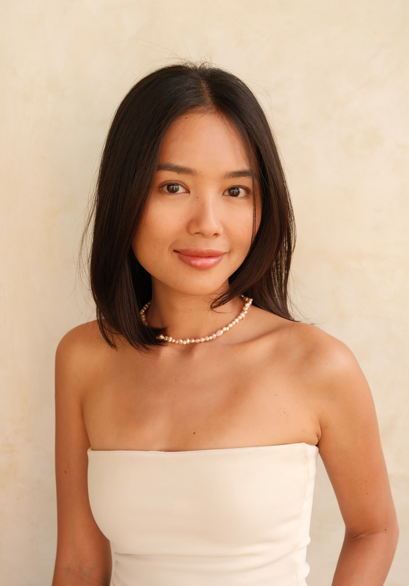 Aléa necklace blush