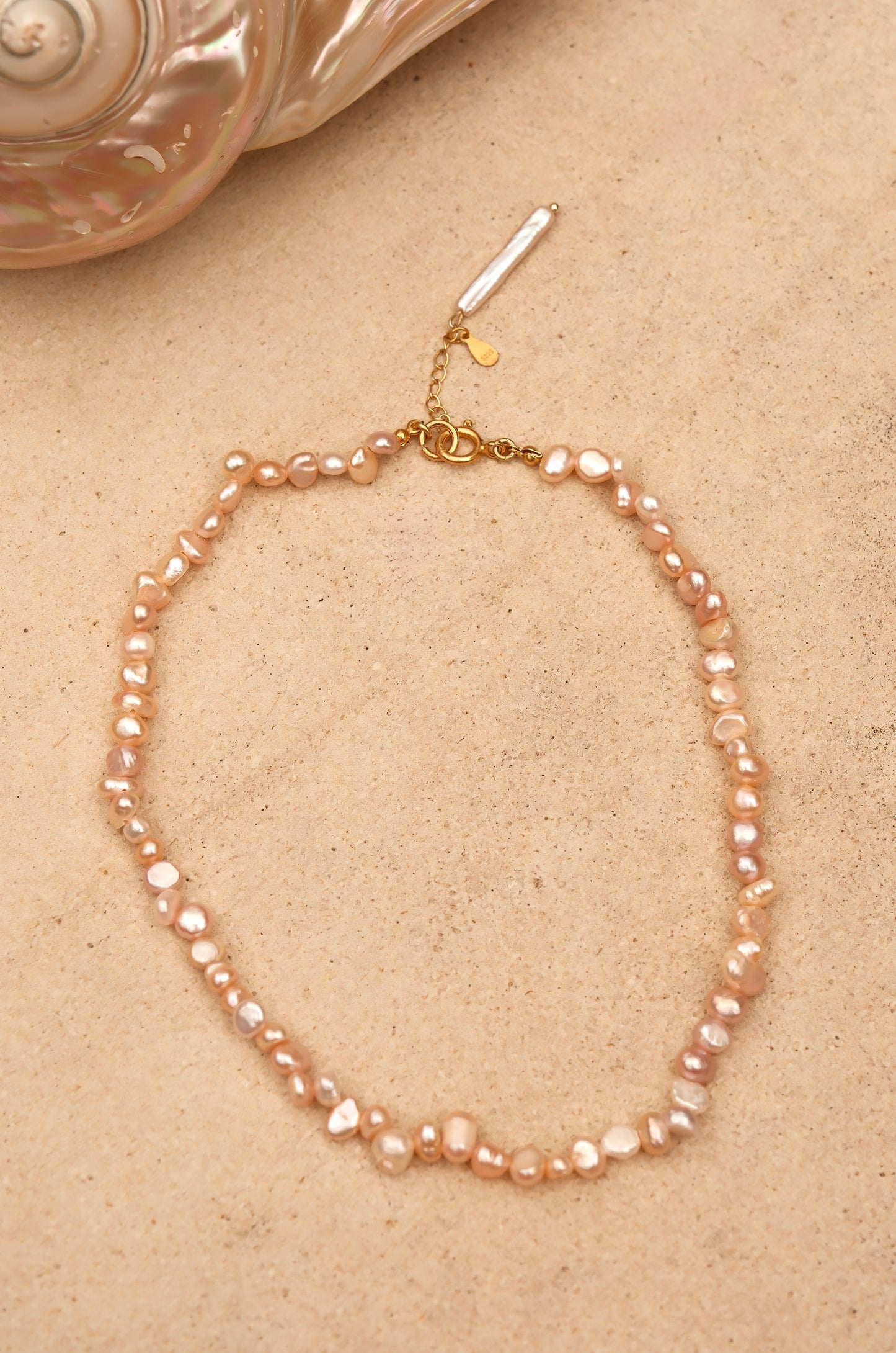 Aléa necklace blush