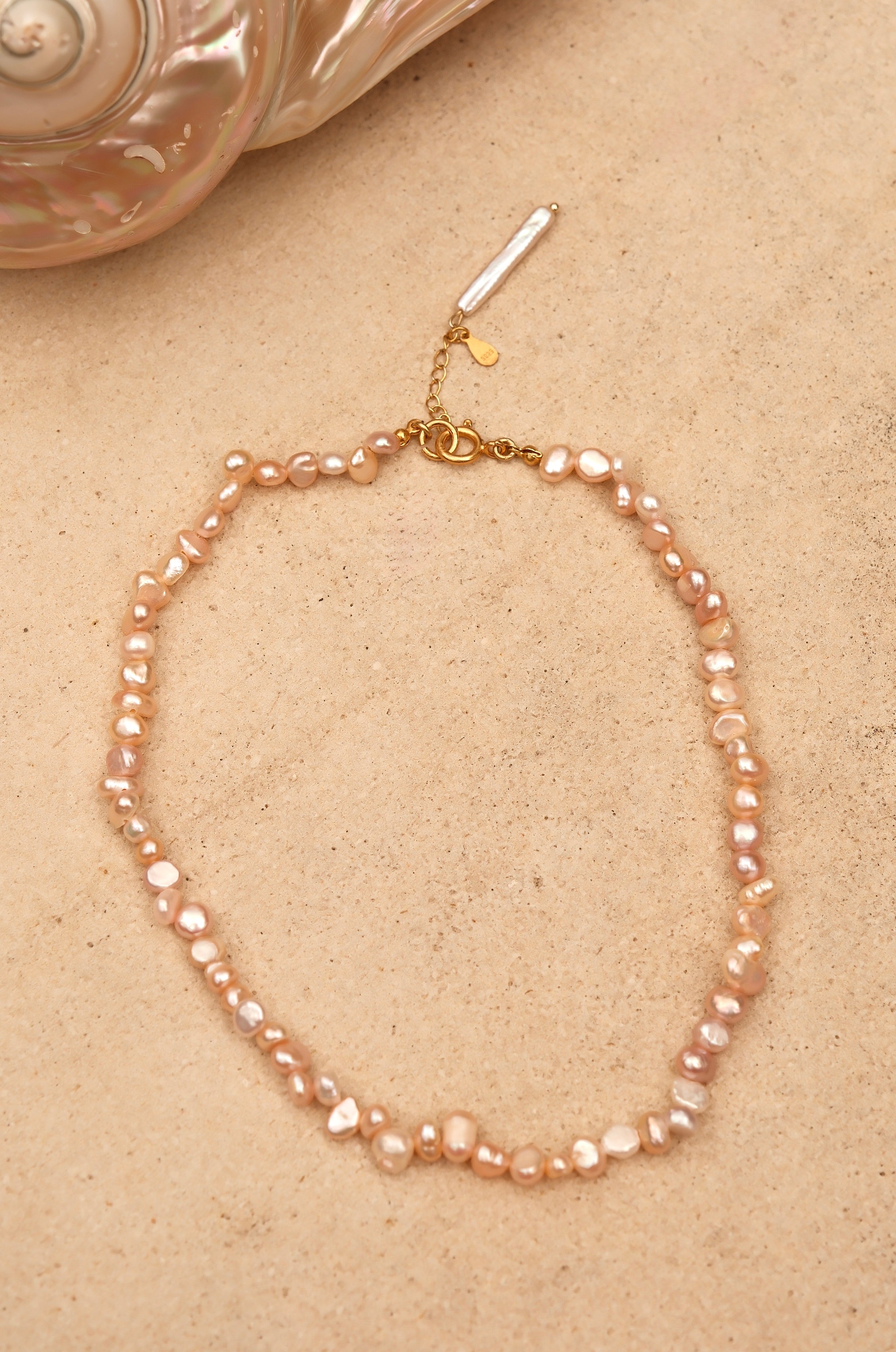 Aléa necklace blush