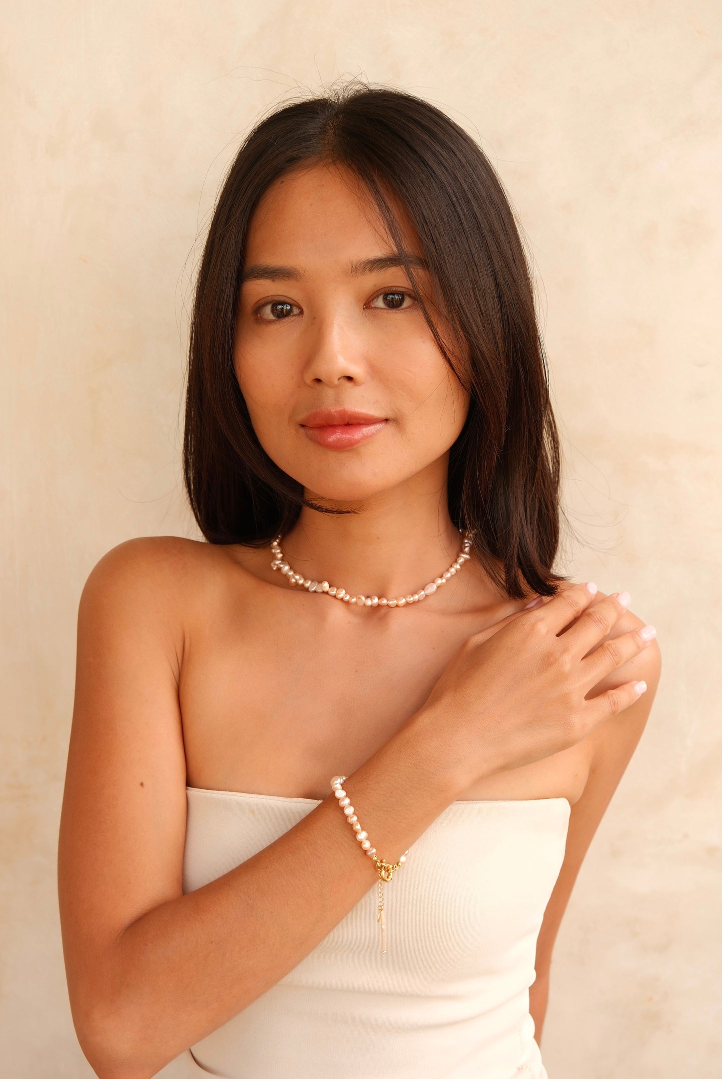 Aléa bracelet blush