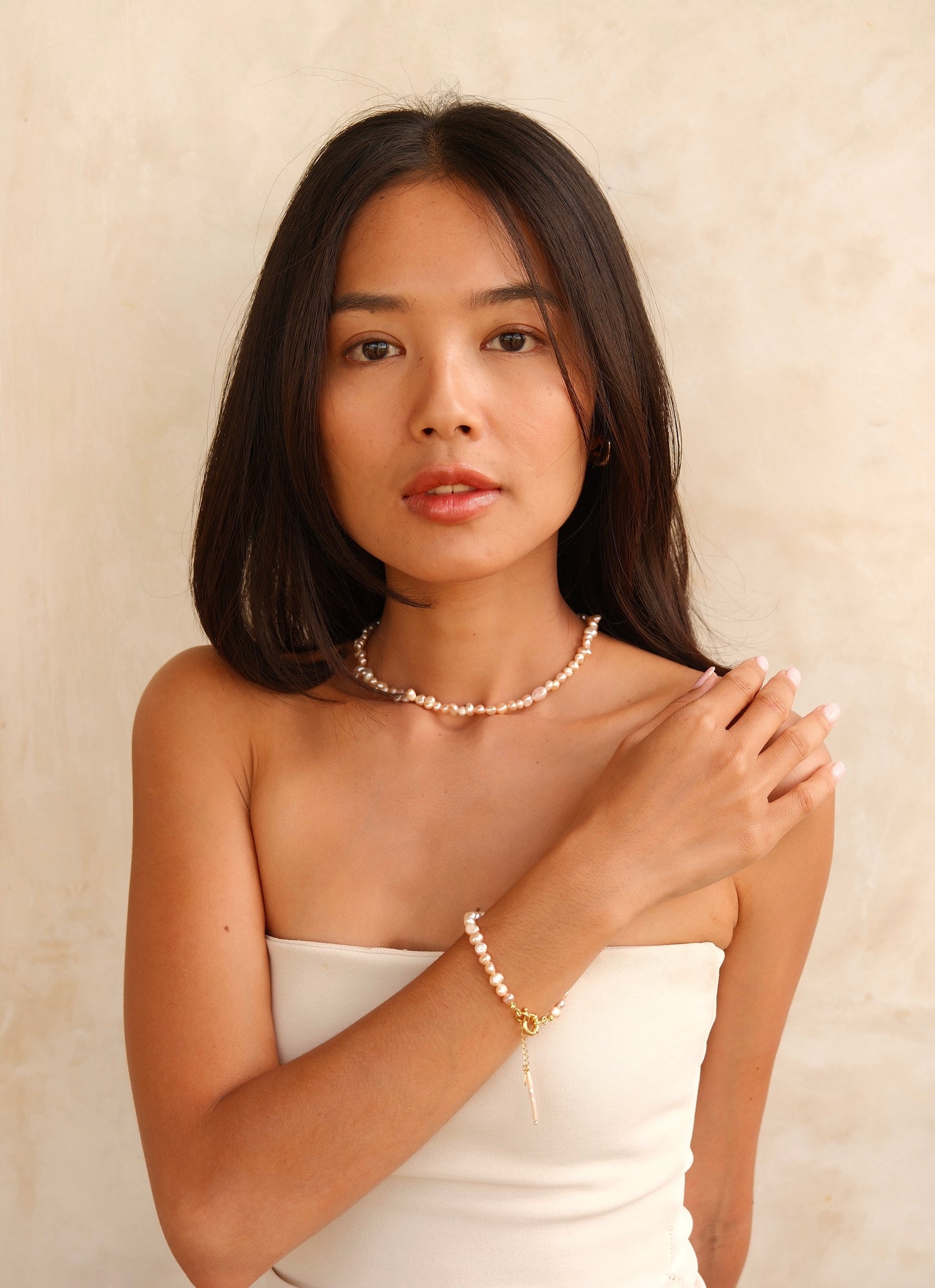 Aléa bracelet blush